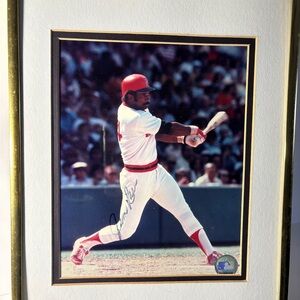 Boston Red Sox Jim Rice Autographed, Matted and Framed 8x10 photo